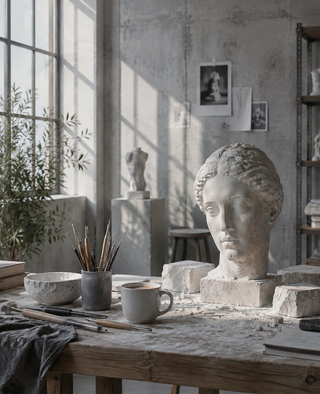 A Morning Inside Elena Voss' Studio